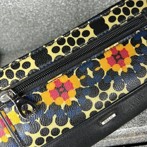 Relic Abstract Faux Vegan Leather Large Wallet Boho Hippie - Picture 2 of 6